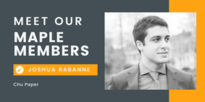 Maple Member Joshua Rabanne