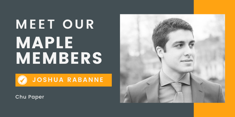 Maple Member – Joshua Rabanne | Launch Maple Member Joshua Rabanne