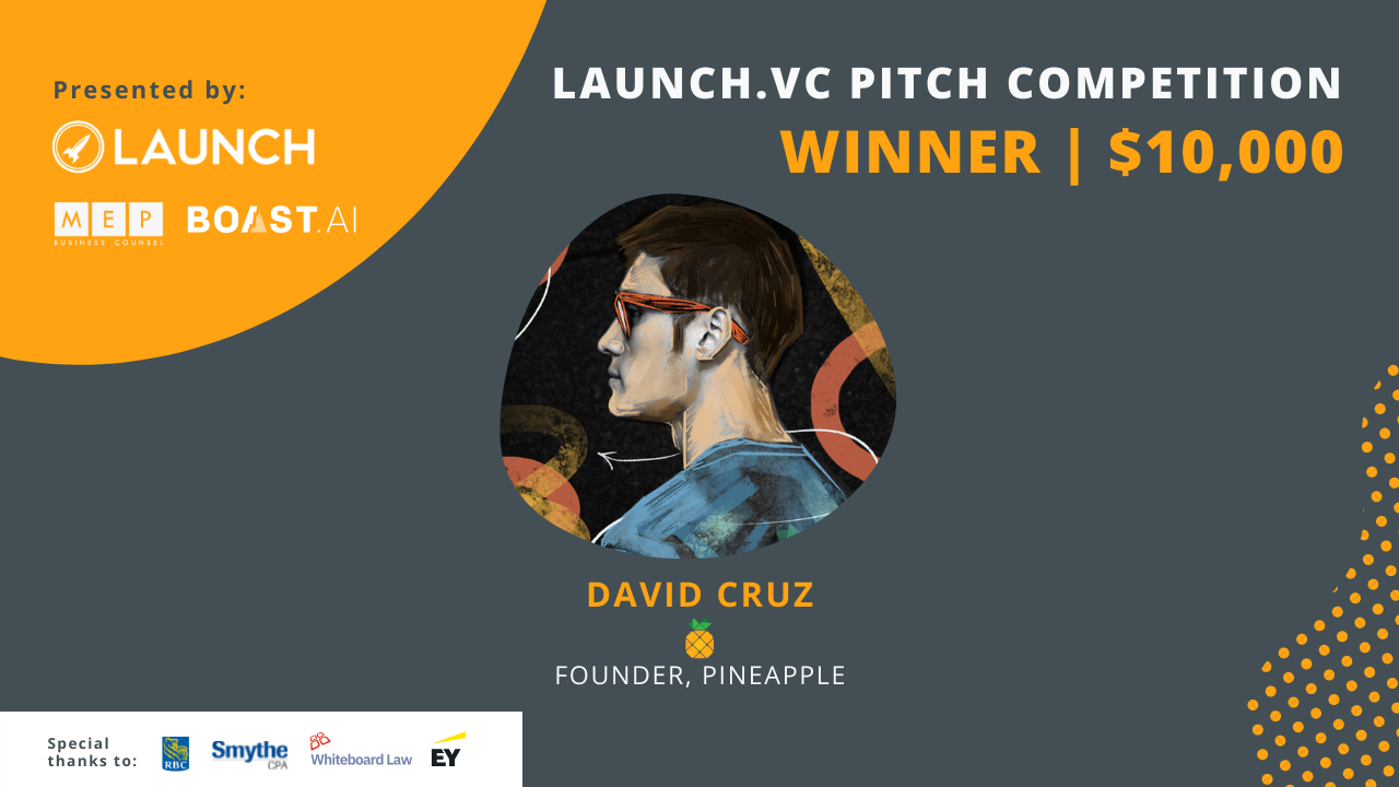 Pineapple – No Code App Builder Wins Launch.VC Pitch Competition 2021