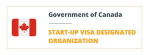 Canada designated start-up visa organization